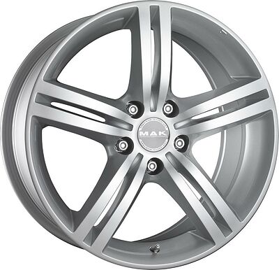 Mak Veloce Italia 7x17 5x112 ET 50 Dia 76 SILVER