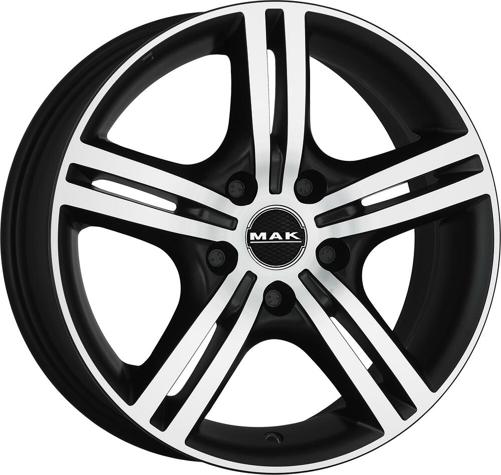 Mak Velocity 7.5x17 5x115 ET 40 Dia 70.2 Ice Black