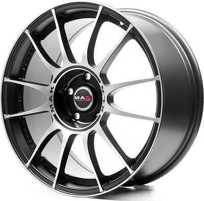 Mak XLR 7x16 4x100 ET 30 Dia 72 ICE BLACK