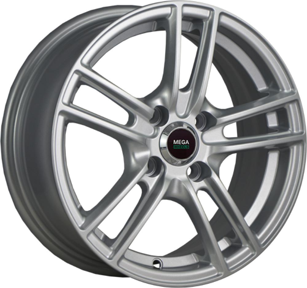Mega Wheels Y242 6.5x15 4x98 ET 32 Dia 58.6 silver