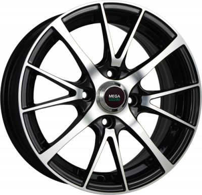 Mega Wheels Y3174 6.5x15 5x100 ET 40 Dia 57.1 BKF