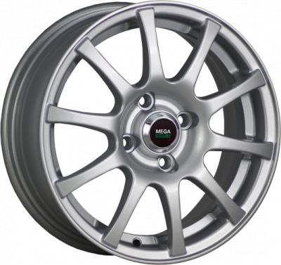 Mega Wheels Y3176 6x15 5x114.3 ET 43 Dia 66.1 silver