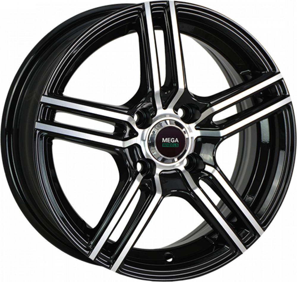 Mega Wheels Y3177 6.5x16 5x108 ET 50 Dia 63.3 BKF