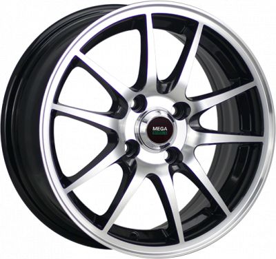 Mega Wheels Y969 6x14 4x98 ET 35 Dia 58.6 BKF