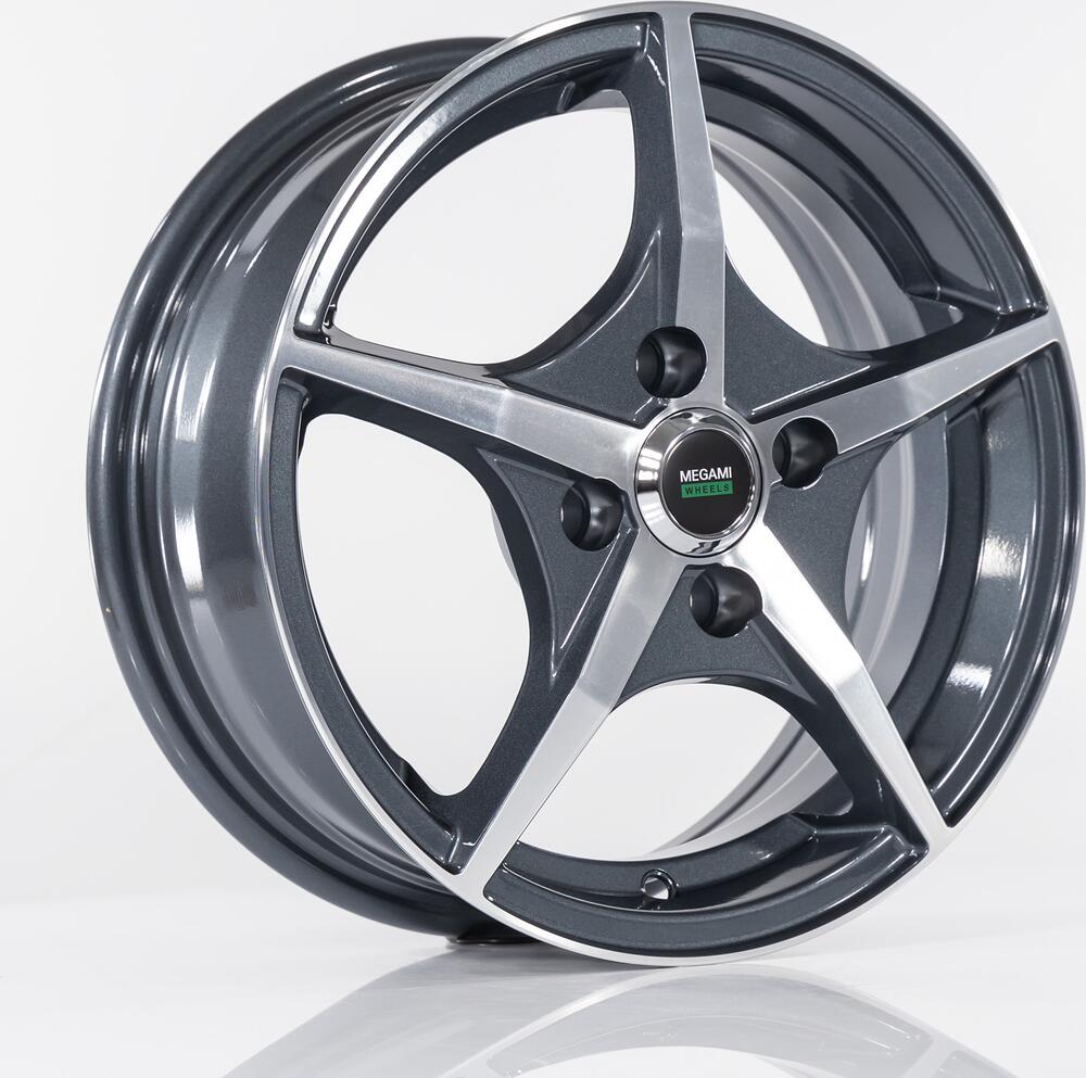 Megami MGM-19FF 6x15 4x100 ET 48 Dia 54.1 gmf