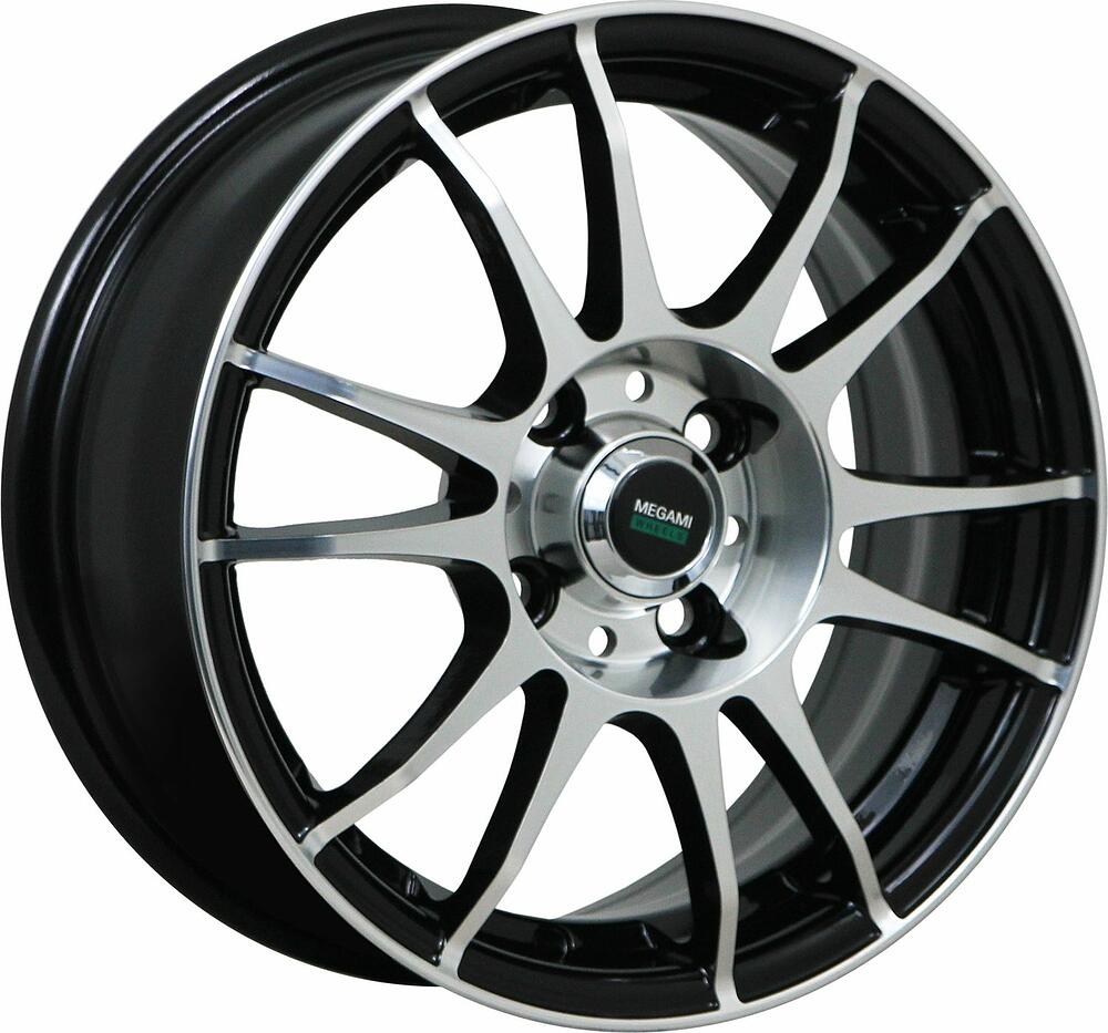 Megami MGM-3 6x15 5x100 ET 38 Dia 57.1 silver