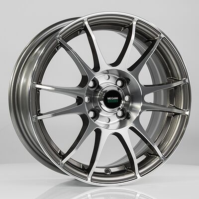 Megami MGM-3 6x15 4x114.3 ET 40 Dia 66.1 silver