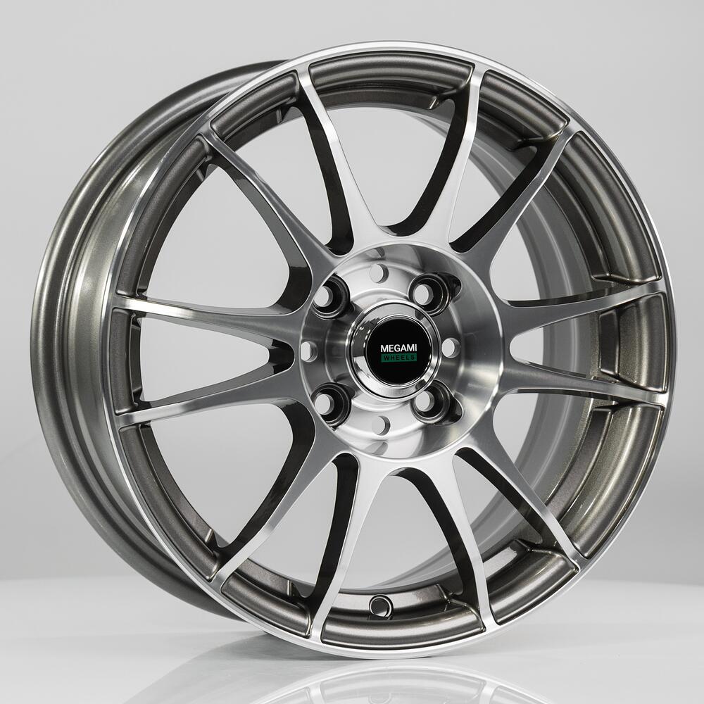Megami MGM-3 6x15 5x100 ET 38 Dia 57.1 silver
