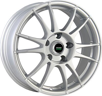 Megami MGM-3 6x15 4x114.3 ET 40 Dia 66.1 silver