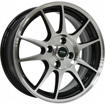 Megami MGM-5 6x15 4x100 ET 50 Dia 60.1 silver