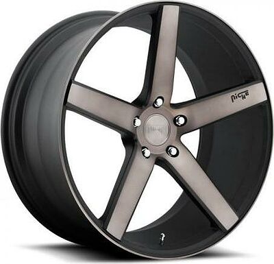 MHT Niche Milan 10x22 5x127 ET 35 Dia 74.1 Silver/Machined