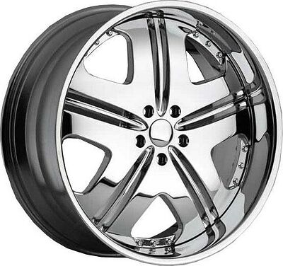 MHT Shoreline 9.5x22 5x120 ET 25 Dia 72.69 Chrome