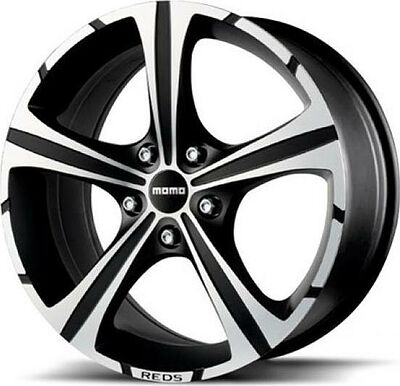 Momo Black Knight 7.5x17 5x112 ET 35 Dia 72.3 Silver