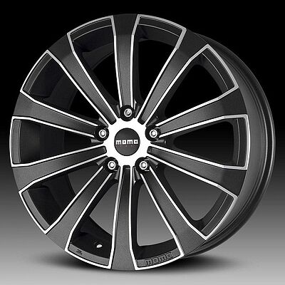 Momo Europe 8x17 5x120 ET 30 Dia 72.6 Matt Carbon Polished