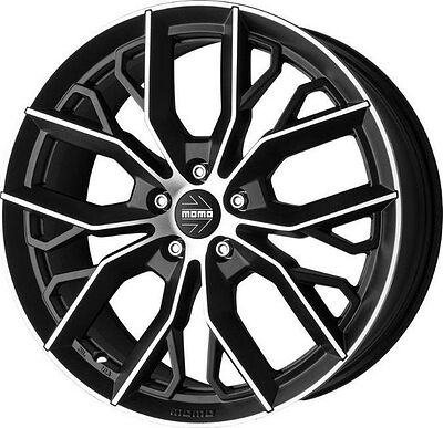 Momo Massimo 8x18 5x112 ET 40 Dia 66.6 Matt Black-Polished