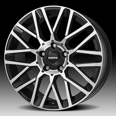 Momo Revenge 7x16 4x100 ET 40 Dia 67.1 Matt Black-Polished