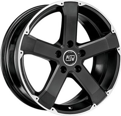 MSW 45 8x18 5x150 ET 35 Dia 110 Matt Black Full Polished