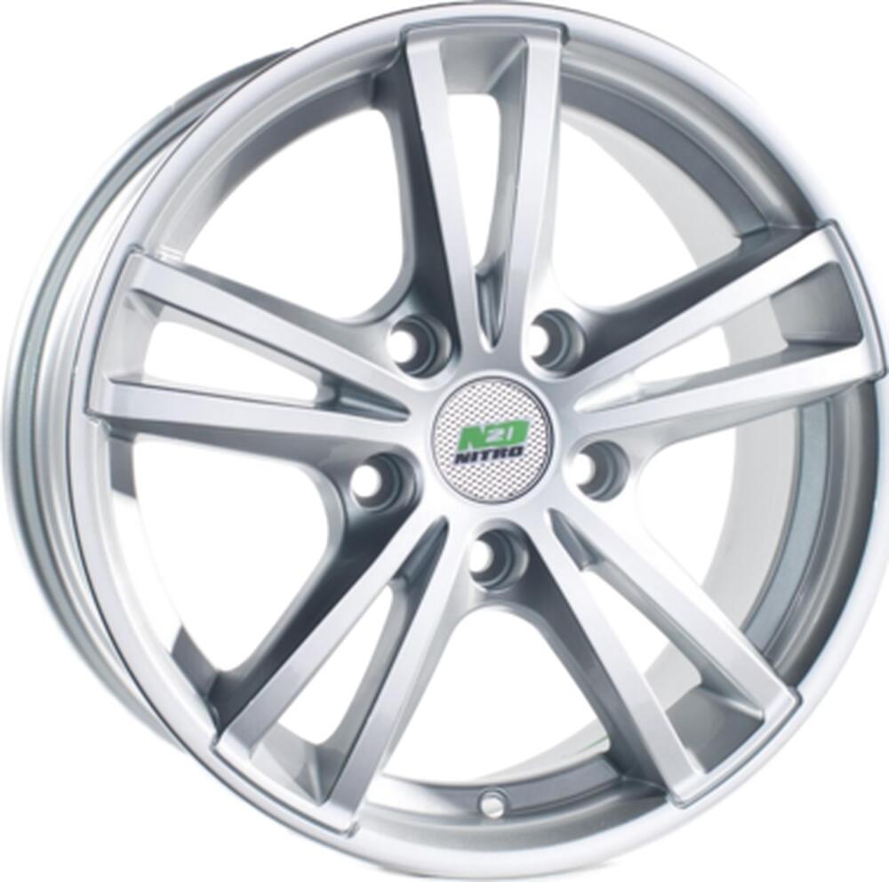 N2O Y236 5.5x13 4x98 ET 35 Dia 58.6 silver