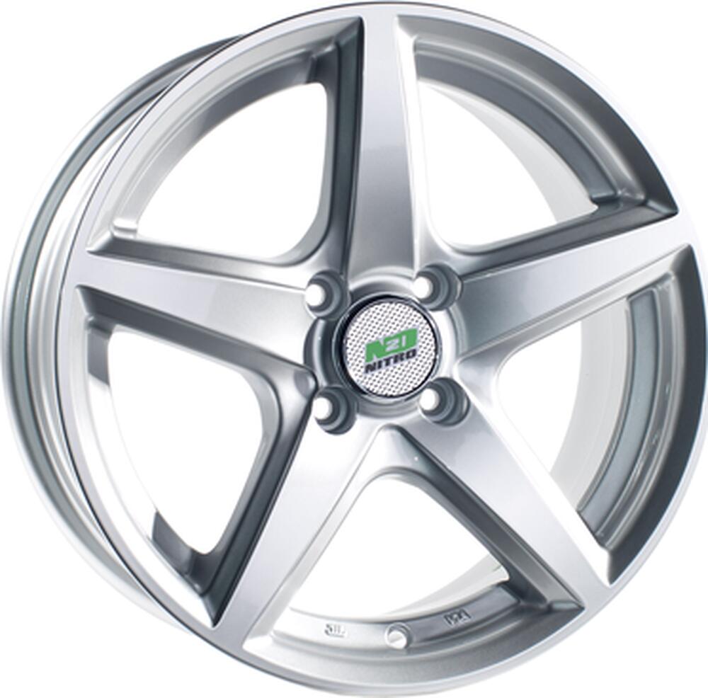 N2O Y244 6x14 4x98 ET 38 Dia 58.6 silver