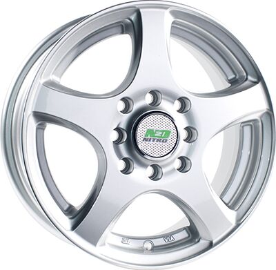 N2O Y279 5.5x14 4x98 ET 35 Dia 58.6 silver