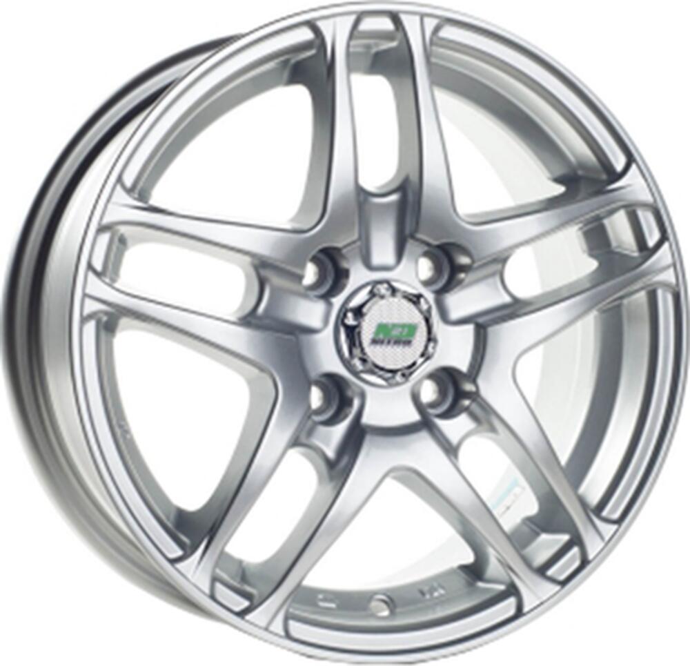 N2O Y303 6x15 4x100 ET 45 Dia 73 silver