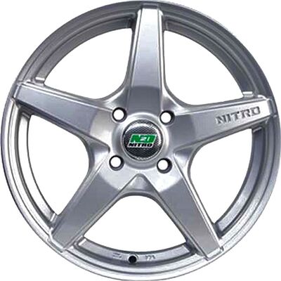N2O Y3119 6x15 4x100 ET 46 Dia 54.1 silver