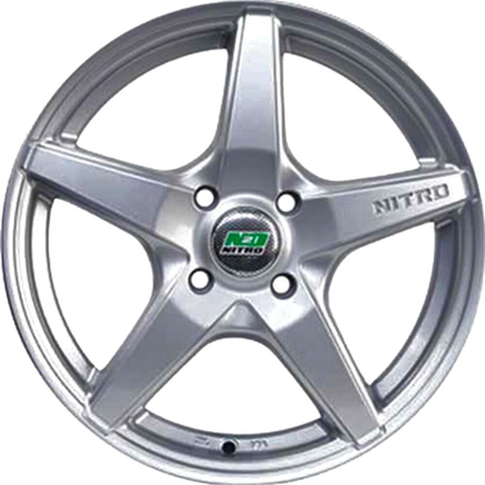 N2O Y3119 6x15 4x100 ET 40 Dia 60.1 silver