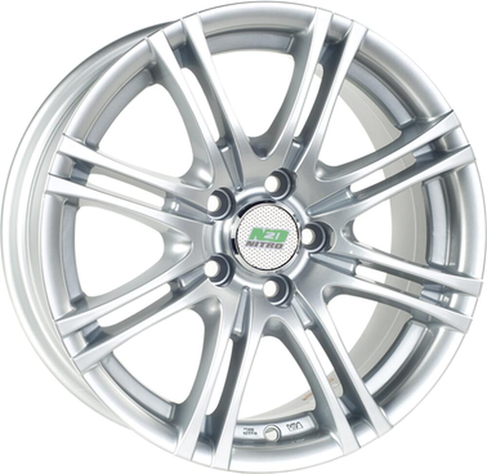 N2O Y3153 5.5x13 4x98 ET 35 Dia 58.6 silver