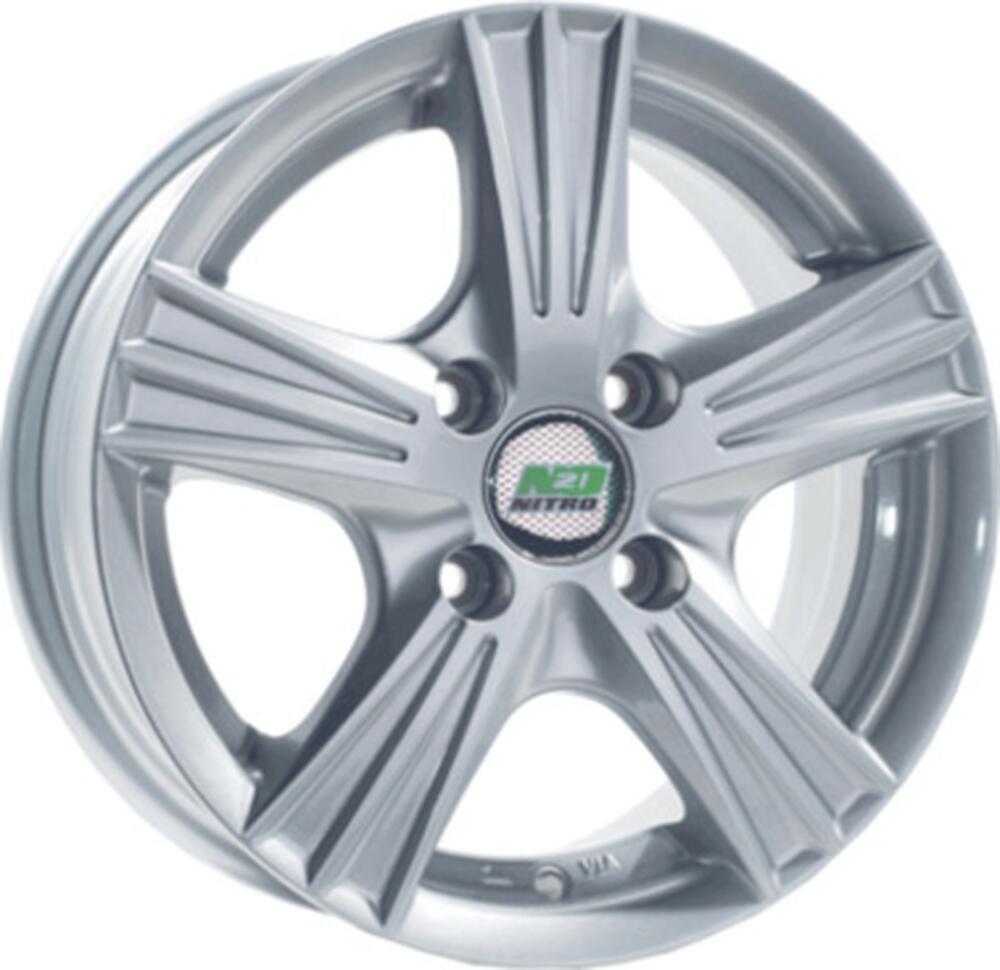 N2O Y343 5.5x13 4x98 ET 35 Dia 58.6 silver