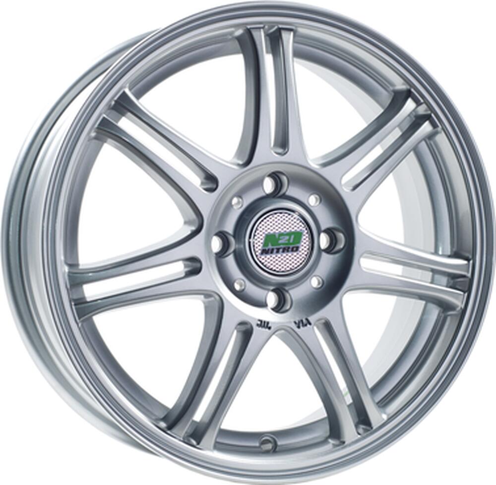 N2O Y4601 5.5x14 5x100 ET 35 Dia 57.1 silver