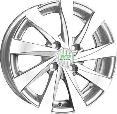 N2O Y465 6x15 4x100 ET 40 Dia 60.1 silver