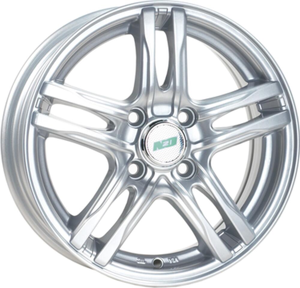 N2O Y4801 5.5x14 4x100 ET 43 Dia 60.1 silver