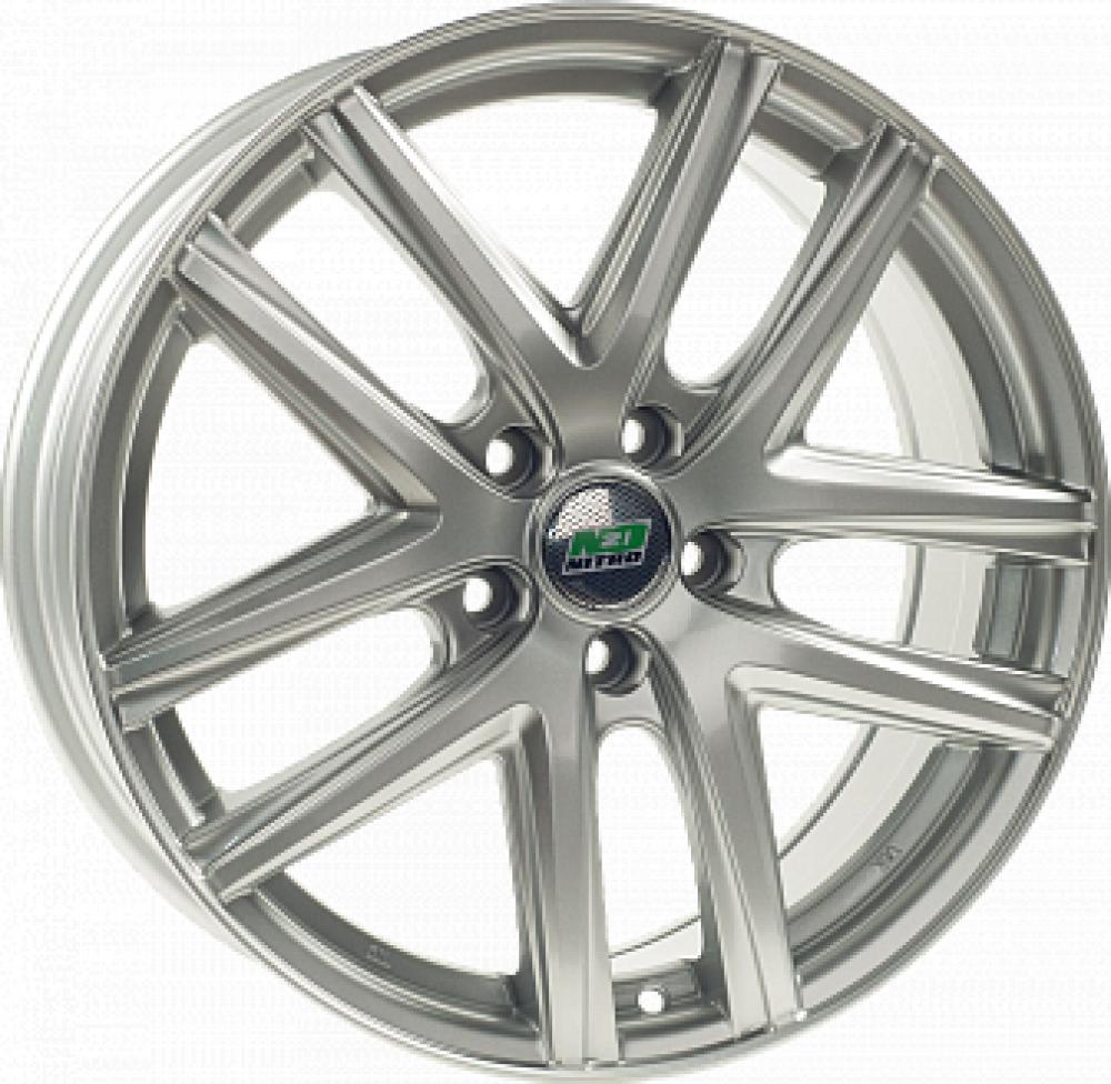 N2O Y4925 6x16 4x100 ET 41 Dia 60.1 silver