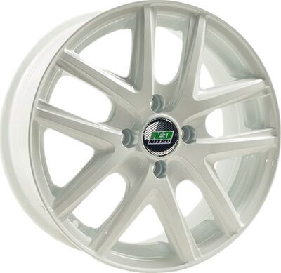 N2O Y4925 6x15 5x100 ET 43 Dia 57.1 White