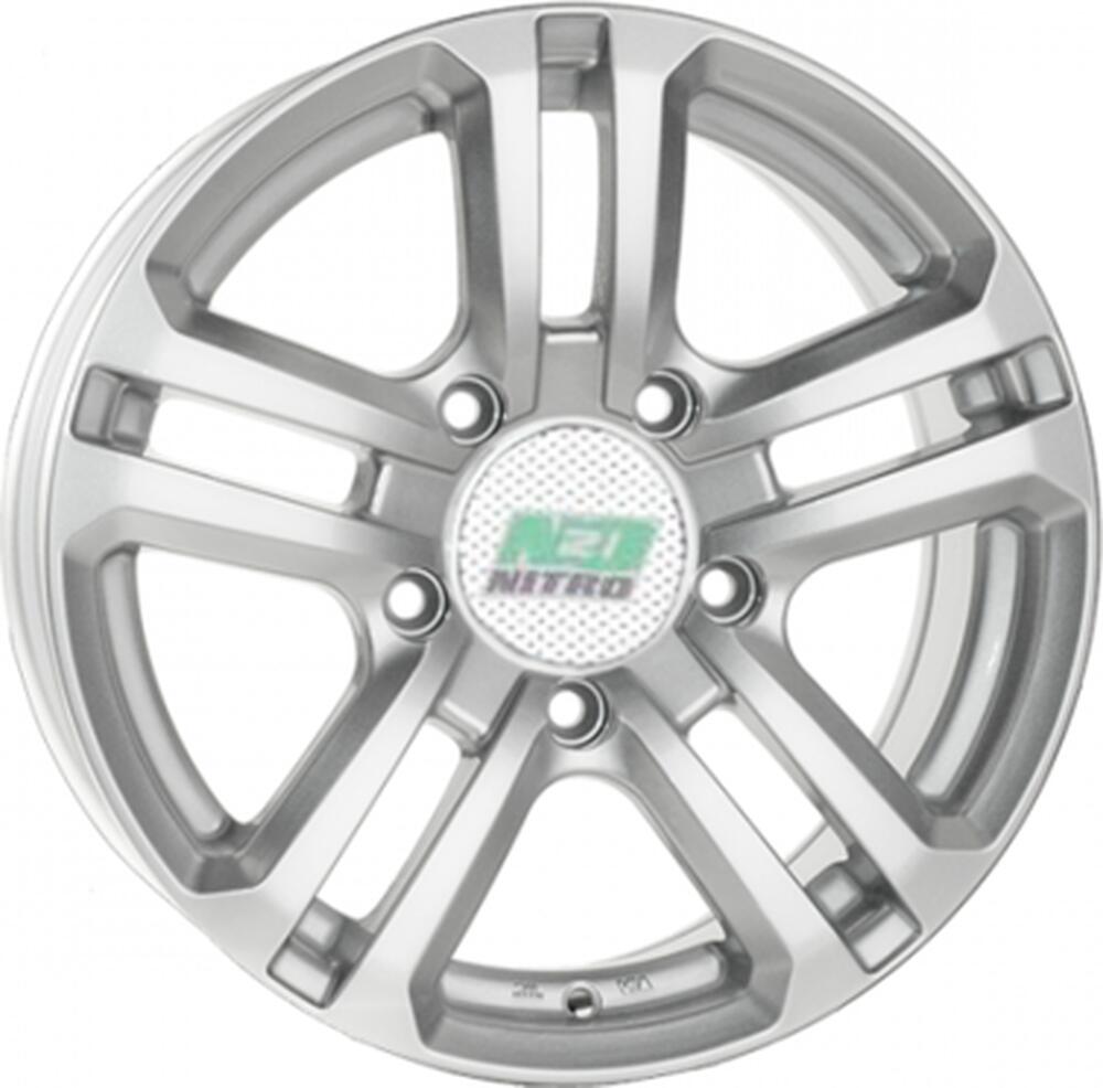 N2O Y7364 6.5x15 5x139.7 ET 40 Dia 98.5 silver