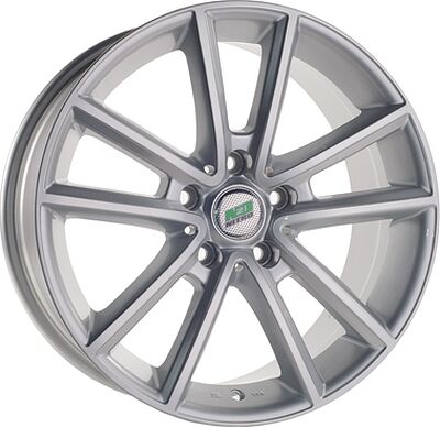 N2O Y9100 6x16 5x114 ET 45 Dia 60 silver