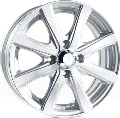 Nologo NL486 5.5x14 4x100 ET 45 Dia 56.1 silver