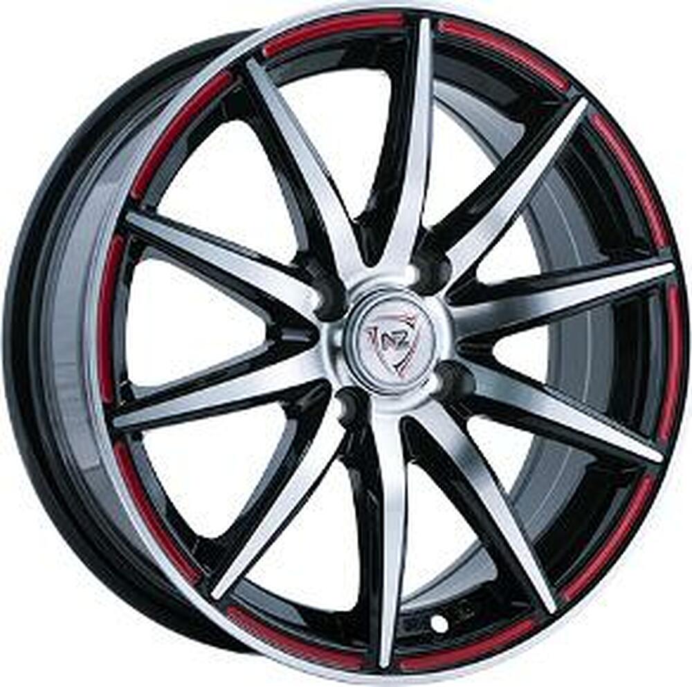 NZ Wheels F-18 6x14 4x98 ET 35 Dia 58.6 BKPRS