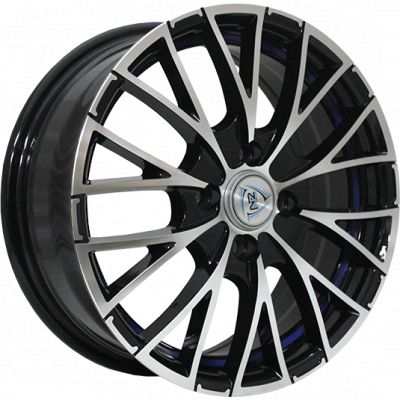 NZ Wheels F-2 6x15 4x100 ET 36 Dia 60.1 BKFBSI