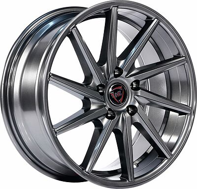 NZ Wheels H-03R 7x15 4x100 ET 30 Dia 60.1 Graphite