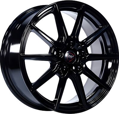 NZ Wheels R-03 6.5x16 5x114.3 ET 43 Dia 67.1 black