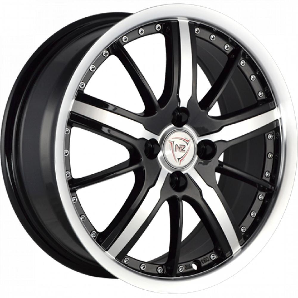 NZ Wheels SH663 7x17 5x100 ET 48 Dia 56.1 BKFPL