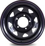 Off-Road-Wheels 71B 71 8x15 5x139.7 ET -19 Dia 110 Черный