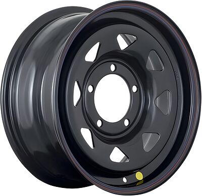 Off-Road-Wheels УАЗ (треуг. мелкий) 7x16 5x139.7 ET 30 Dia 110 черный