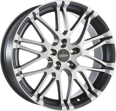 Oxigin 14 Oxrock 9x19 5x120 ET 36 Dia 76 Black Full Polish Matt