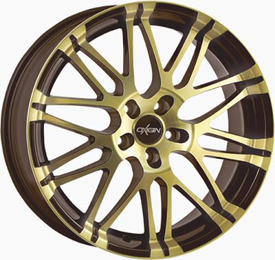 Oxigin 14 Oxrock 9.5x20 5x130 ET 40 Dia 71.6 Brown Gold Polish Matt