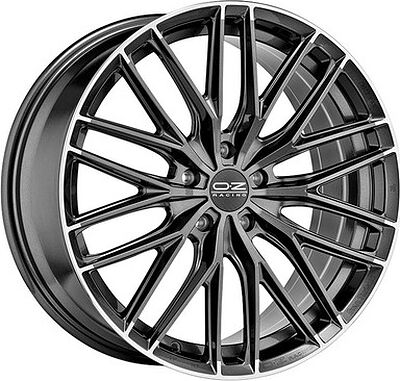 OZ Racing Gran Turismo HLT 9.5x20 5x112 ET 50 Dia 75 Star Graphite Diamond Lip