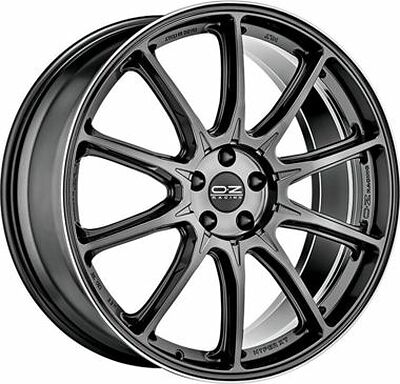 OZ Racing Hyper XT HLT 9x21 5x112 ET 37 Dia 79 Star Graphite Diamond Lip