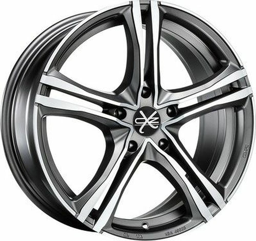 OZ Racing X5B 7x16 5x112 ET 35 Dia 75 Matt Graphite Diamond Cut