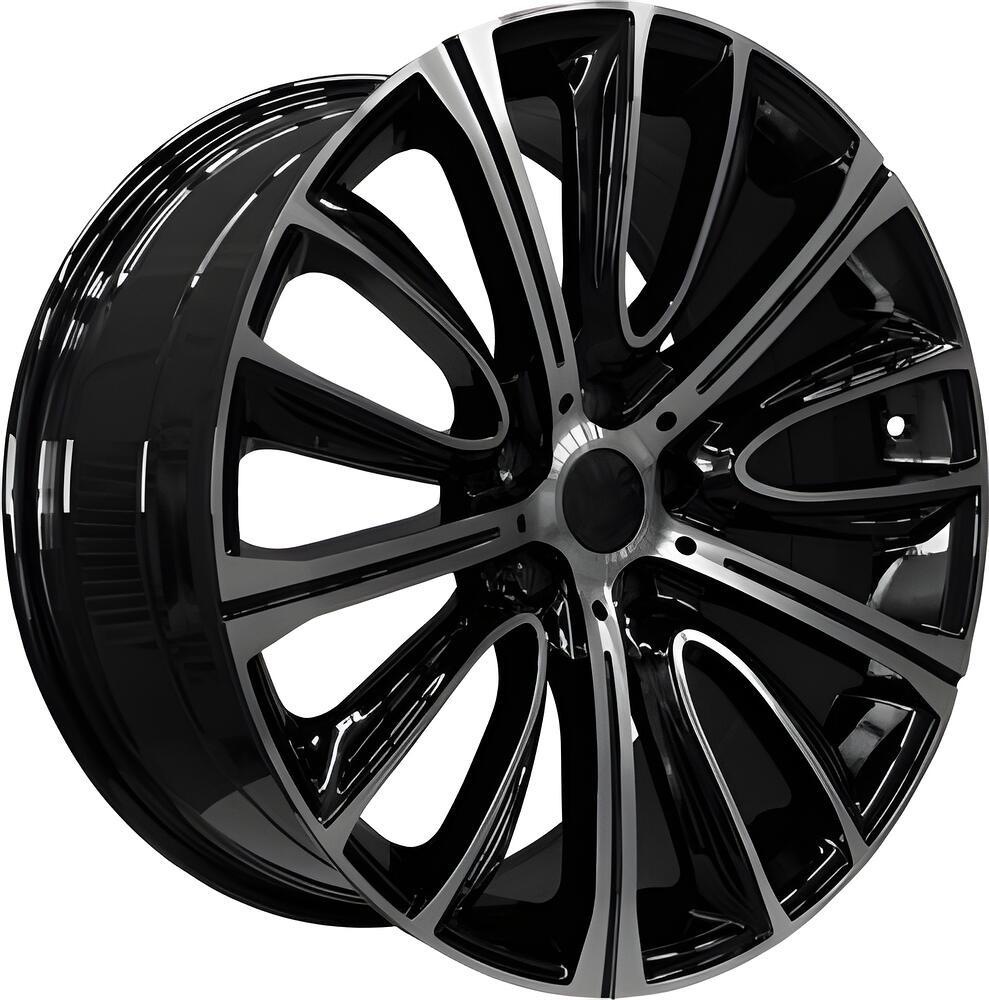 PDW 5241 8.5x18 5x112 ET 30 Dia 66.56 Gloss Black Machine Face